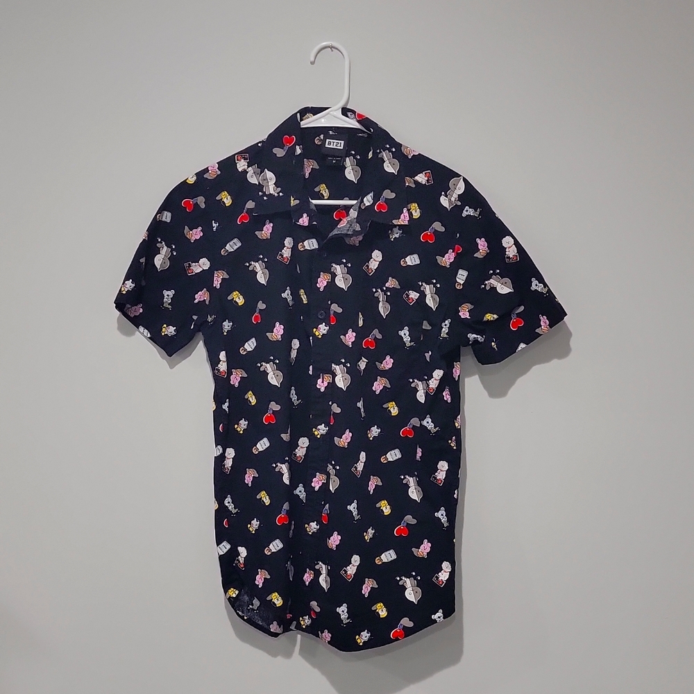 BT21 button up shirt BTS